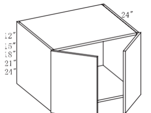 24" DEEP REFRIGERATOR WALL CABINETS